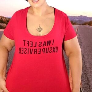 Torrid red tshirt